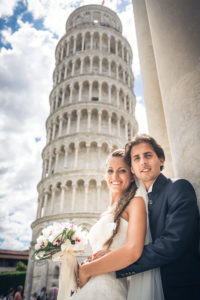 fotografo matrimonio torre di pisa